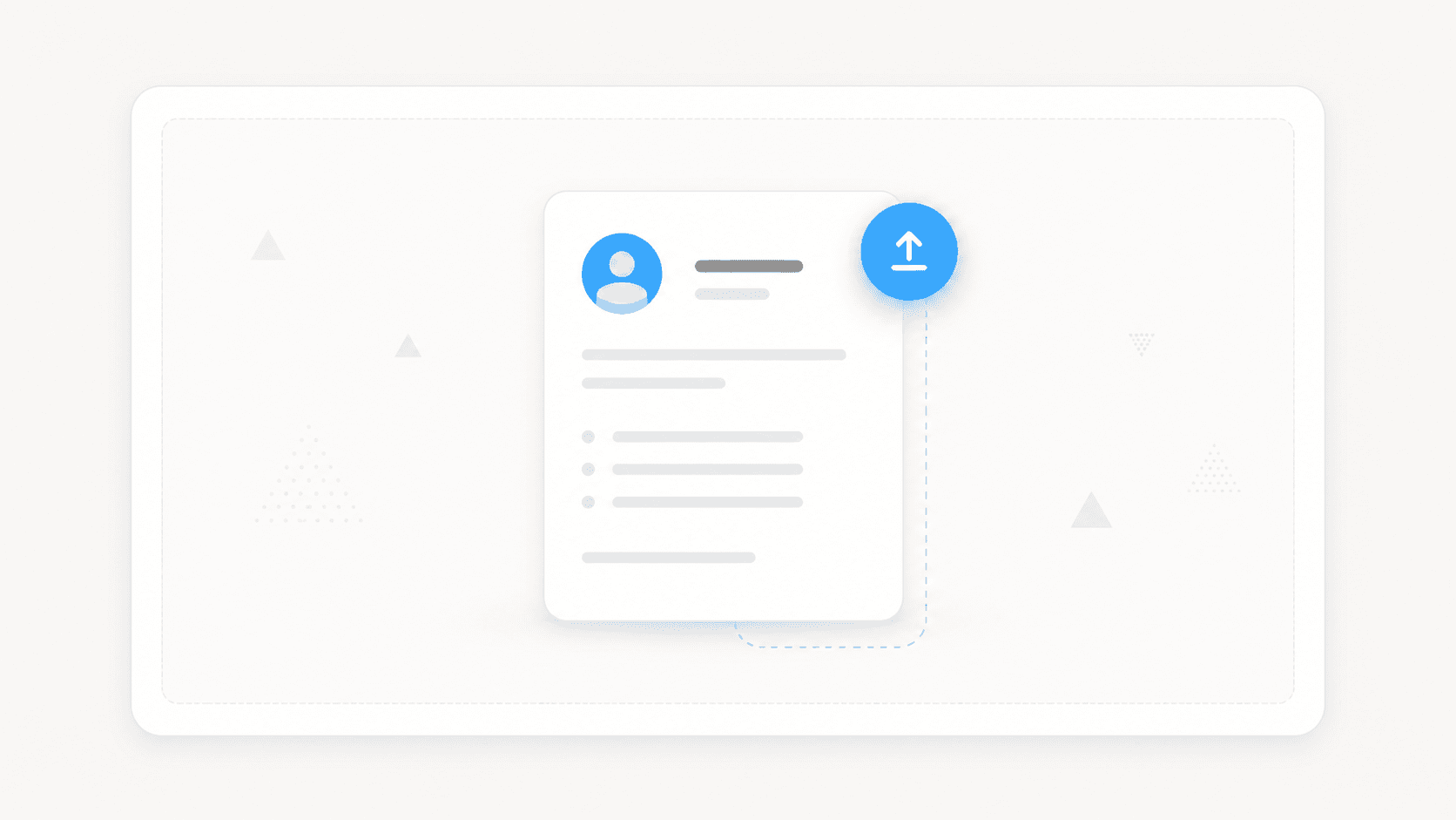 Resume document being uploaded